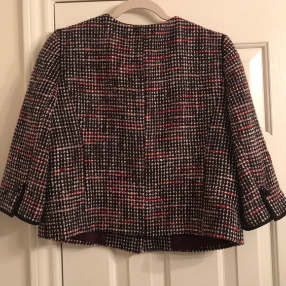 Ann Taylor Loft - Boucle Bolero Jacket Size 12 $24 - Picture 2 of 8
